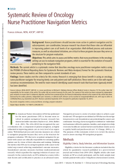 Preview PDF - Clinical Journal of Oncology Nursing
