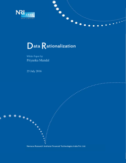 Data Rationalization