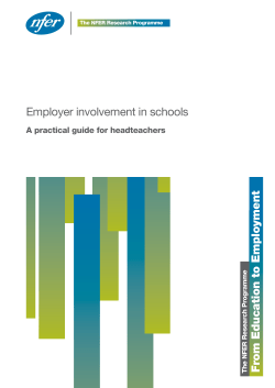 Employer involvement in schools