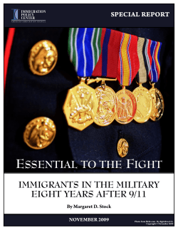 Immigrants in the Military cover 110909.indd