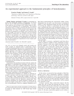 An experimental approach to the fundamental principles of