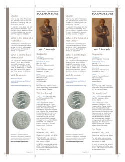 John F. Kennedy - Federal Reserve Bank of Richmond