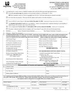 senior citizen and disabled persons reduction in