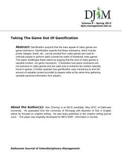 Taking The Game Out Of Gamification