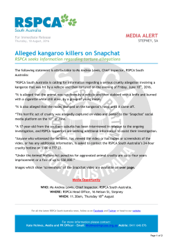 Alleged kangaroo killers on Snapchat