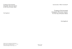 Creating an Environmental Geographic Information System
