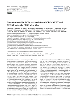 Consistent satellite XCO2 retrievals from SCIAMACHY and GOSAT
