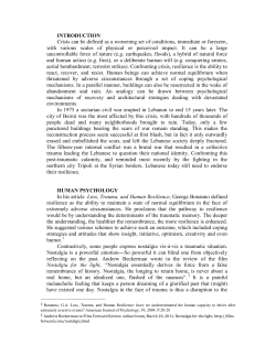 INTRODUCTION Crisis can be defined as a