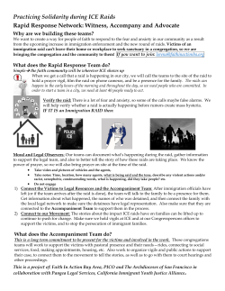 Rapid Response Network - Ignatian Spiritual Life Center