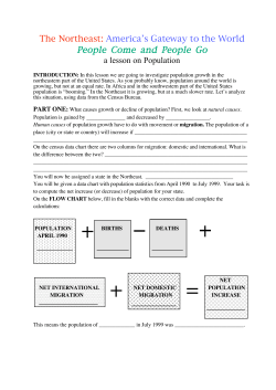 The Northeast: America`s Gateway to the World People Come and