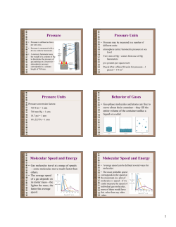 Chapter 10 Lecture Notes