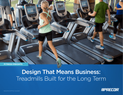 Design That Means Business: Treadmills Built for the Long Term