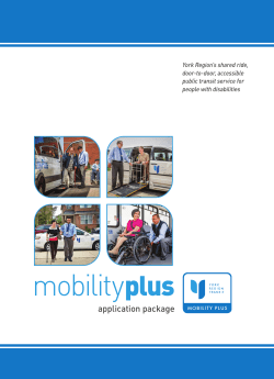 Mobility Plus Application Package