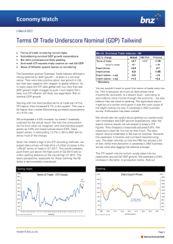 Terms Of Trade Underscore Nominal (GDP) Tailwind