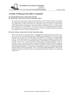 An Ethos of Sharing in the Maker Community