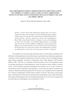 self‑reported versus administrative identification of american indian