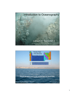 Introduction to Oceanography