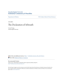 - Scholarly Commons @ Ouachita
