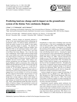 Predicting land-use change and its impact on the
