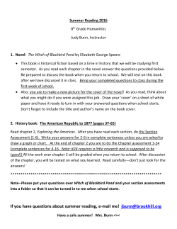Grade 8 &ndash; Humanities