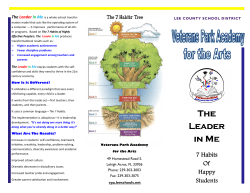 Leader and Me Brochure.VPAA.pub
