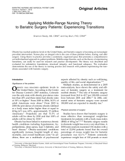 Original Articles Applying Middle-Range Nursing Theory to