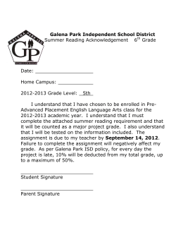 Galena Park Independent School District
