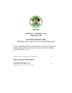 Chapter 293 &ndash; Supplies Control Act