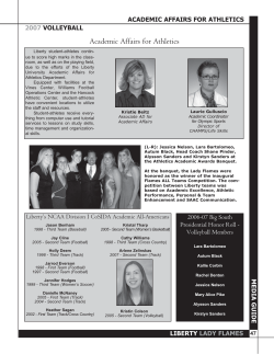 Opponents Section Pages 20-28 2006 Season In