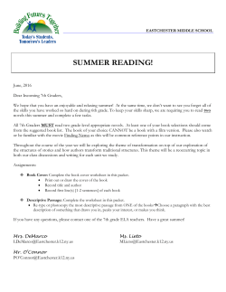 Grade 7 - Eastchester Middle School