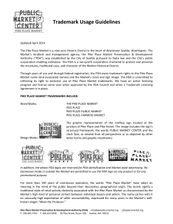 Trademark Guidelines and Application