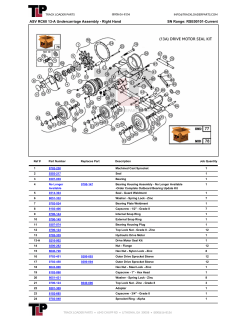 Right Hand Parts Diagram