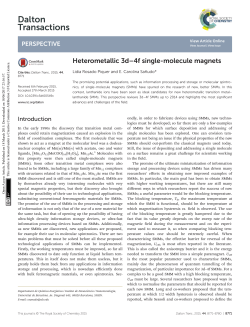 Heterometallic 3d&ndash;4f single