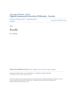 Rozelle - DigitalCommons@University of Nebraska - Lincoln