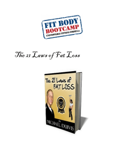 The 21 Laws of Fat Loss - Straight