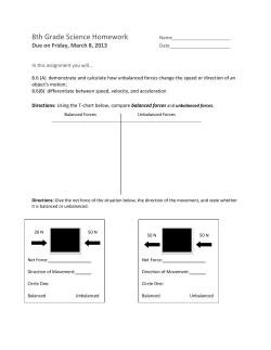 8th Grade Science Homework - O. Henry 8th Grade Science