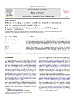 Influence of toasting of oak chips on red wine maturation from