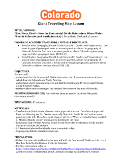 Giant Traveling Map Lesson