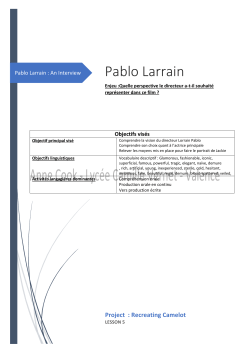 Pablo Larrain - Site d`Anglais de l`Acad&eacute;mie de Grenoble