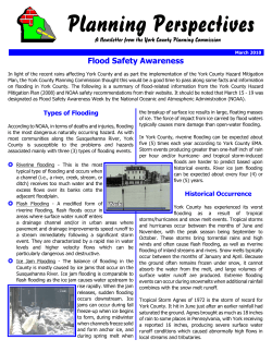 Flood Safety Awareness - York County Planning Commission