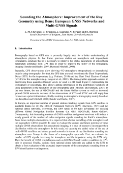 Sounding the Atmosphere: Improvement of the Ray