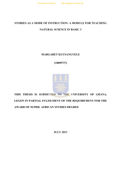 Margaret Kuusangyele_Stories as a Mode of Instruction