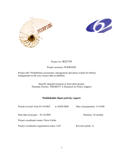 Publishable final activity report