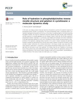 Role of hydration in phosphatidylcholine reverse micelle structure