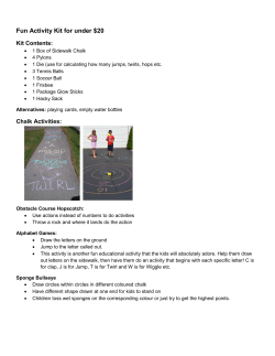 Activity Bag for Under $20