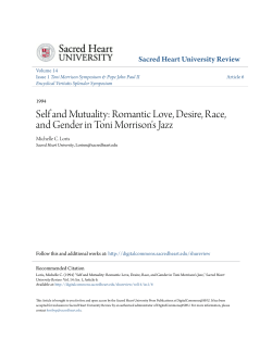 Self and Mutuality: Romantic Love, Desire, Race, and Gender in