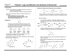 "Flatland": Logic and Methods in the Synthesis of Benzenoids