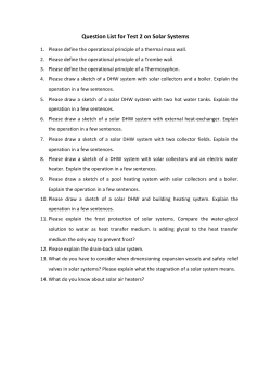 Question List for Test 2 on Solar Systems