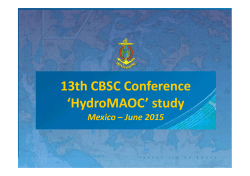 Definition Study for Long Term CB Project