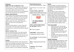 Curriculum Map Burps, Bottoms and Bile Summer 1 PDF File